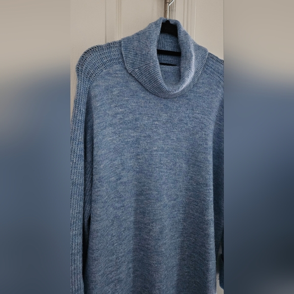 Vero Moda Soft Blue Cowl Neck Sweater - Picture 3 of 5